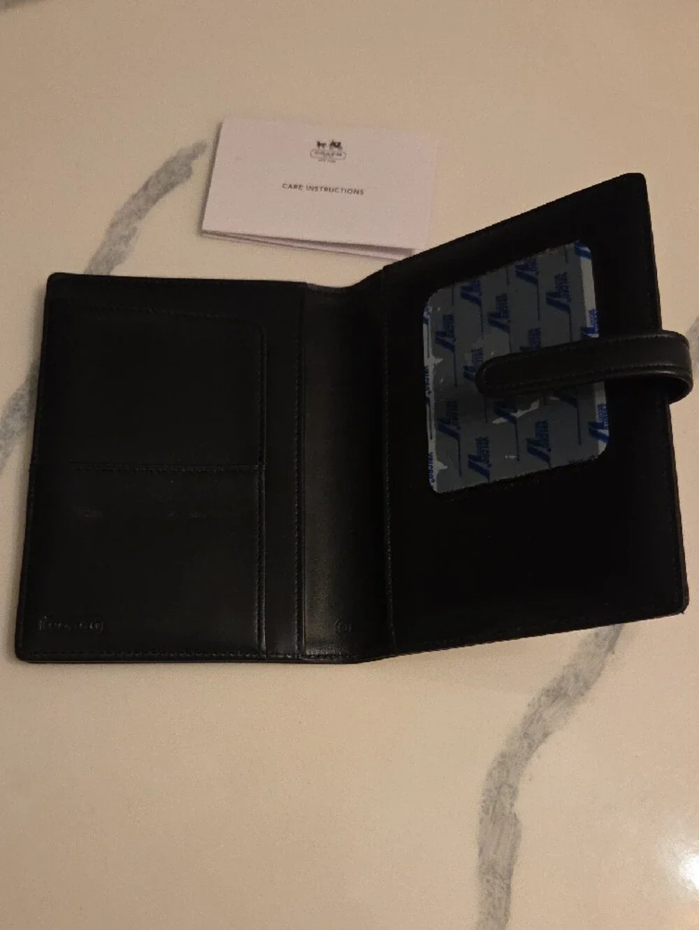 Coach Black Leather Wallet